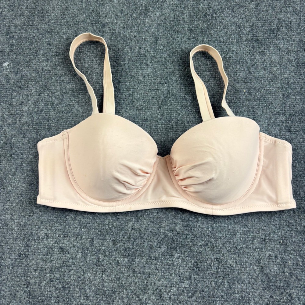 AERIE Women’s Pale Pink Lightly Lined Bikini Top size: 36C